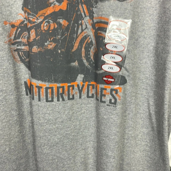Harley Davidson Men’s Tee Size 2X color Gray NWT - Picture 5 of 11